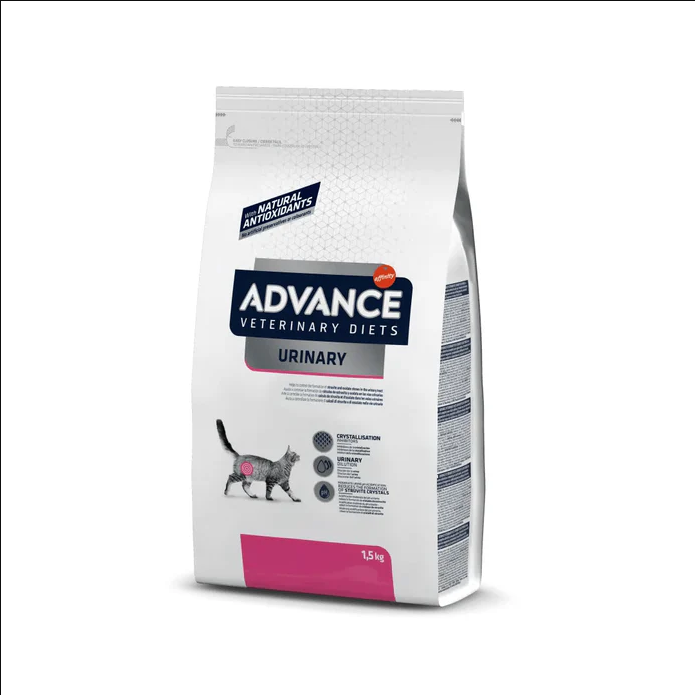 a2.1 Advance Veterinary Diets Urinary Alimento para Gato con Problemas Urinarios (Presentación de 1.5 Kg y 3.0 Kg)