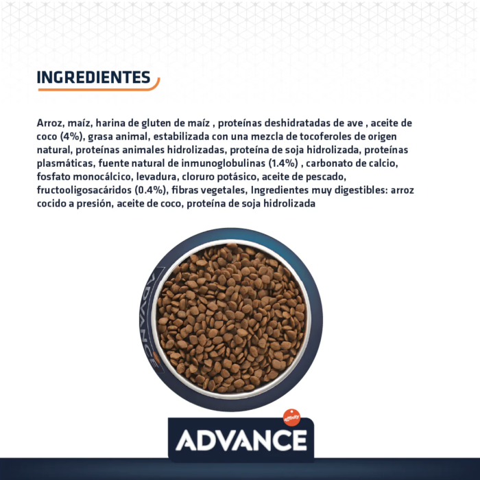 a5.4 Advance Gastroenteric Alimento para Perro con Problemas Gastrointestinales (Presentación de 3.0 Kg y 12.0 Kg)