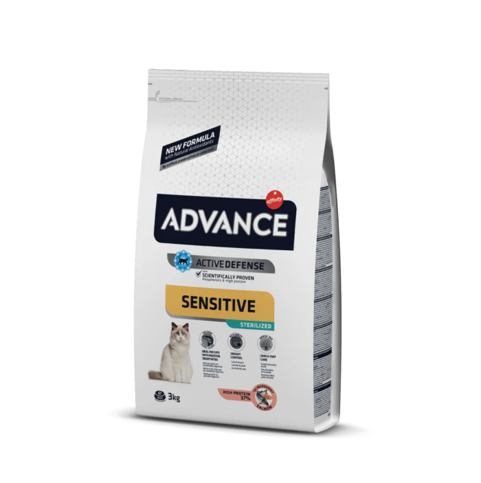 a7.1 Advance Sensitive Salmón para Gatos Esterilizados (3.0 Kg)