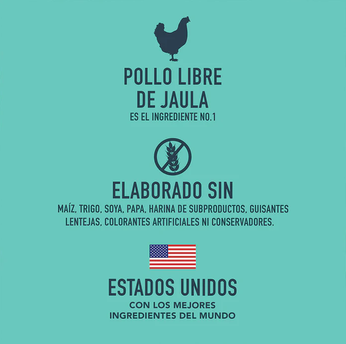 raw5 Instinct Raw Boost de Pollo con Granos y Arroz Integral para Cachorros (Presentación: 2.0 kg, 9.07 Kg)