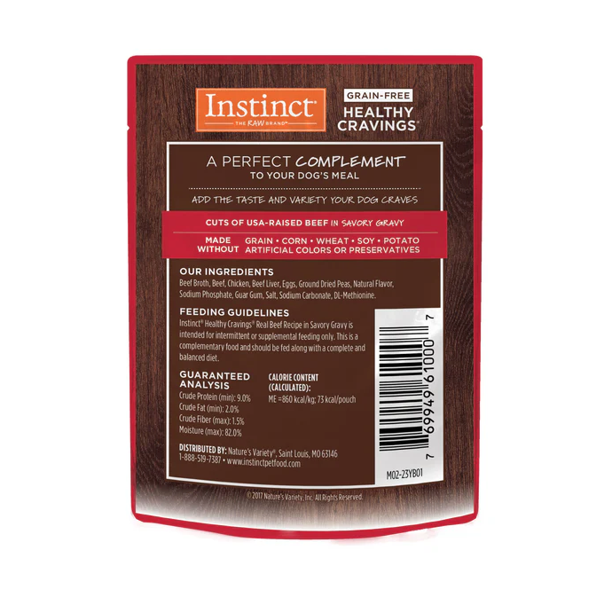 Sobre Healthy Cravings de Res para perros 85 Gr