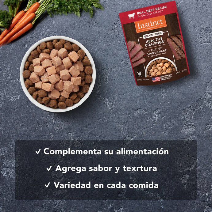 Sobre Healthy Cravings de Res para perros 85 Gr