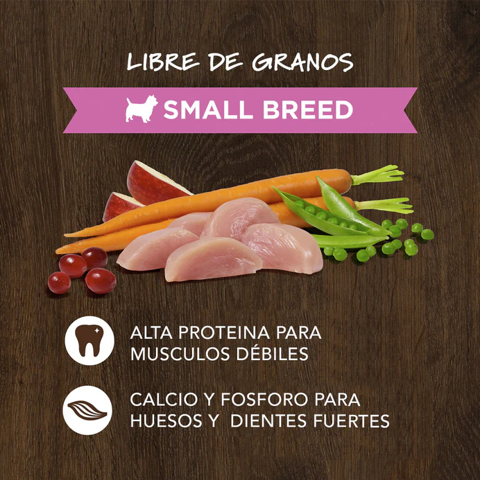 rp3 Instinct Pollo - Para Perros de Razas Pequeñas (Presentación: 1.8 Kg, 5.0 Kg)