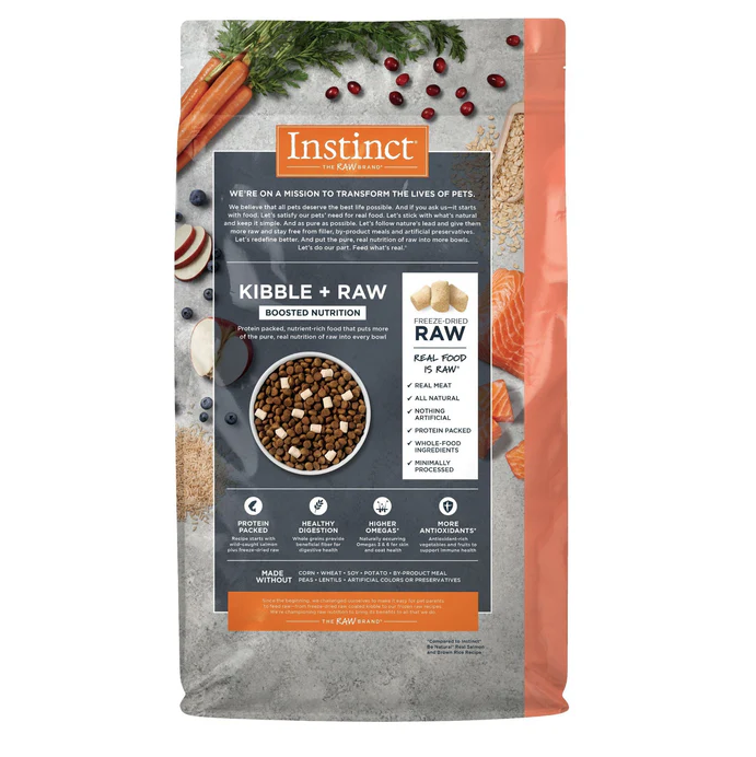 rsa2 Instinct Raw Boost de Salmón con Granos y Arroz Integral para Perros (Presentación: 2.04 kg, 9.07 Kg)