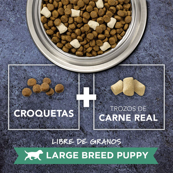 rw3 Instinct Raw Boost Cachorros Razas Grandes 20 Lb - Para Perros (Presentación 9.0 Kg)