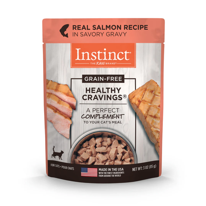 s1 Alimento Húmedo Healthy Cravings Instinct Para Gato, Sobre Sabor Salmón. 85 g