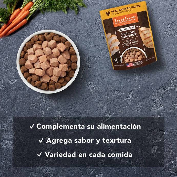 Sobre Healthy Cravings de Pollo para perro  85 Gr
