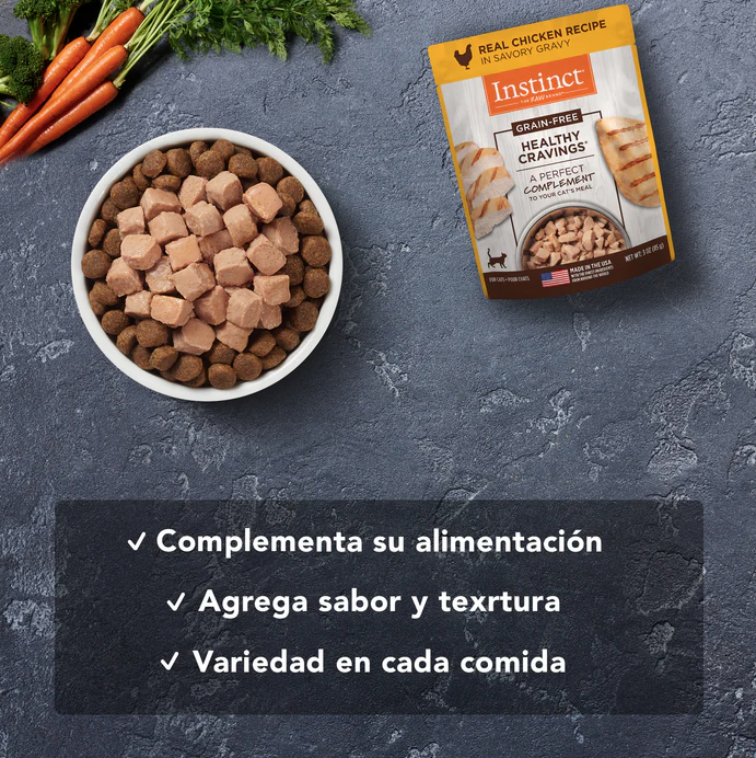 Sobre Healthy Cravings de Pollo para gatos 85 Gr