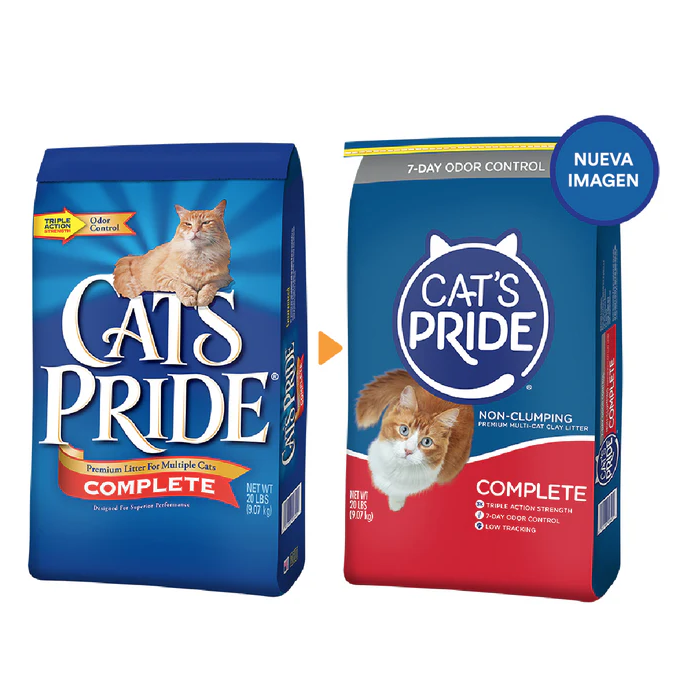 AR3 Cat's Pride Complete Arena para gatos No aglutinante, Elimina olores de múltiples gatos 20 lb