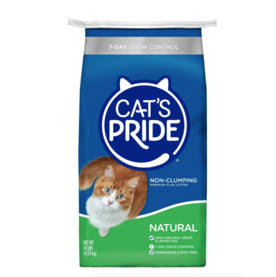 Cat's Pride Natural Arena para gato No aglutinante, Elimina olores y Libre de fragancia 10lb