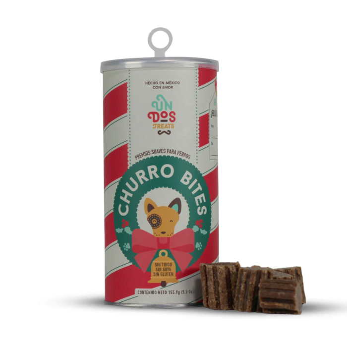 CB1 Churro Bites Premios suaves para perros con sabor a churro