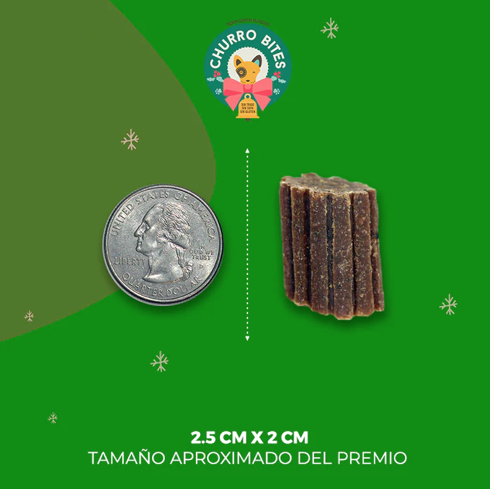 CB5 Churro Bites Premios suaves para perros con sabor a churro