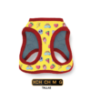 Pechera Para Perro Con Diseños Divertidos Full Print, De Fácil Transpiración y Muy Cómoda. Color Amarillo