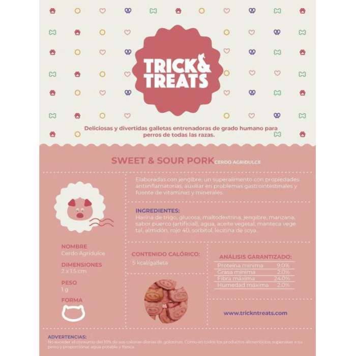 Sit! Cerdito Agridulce -Trick & Treats