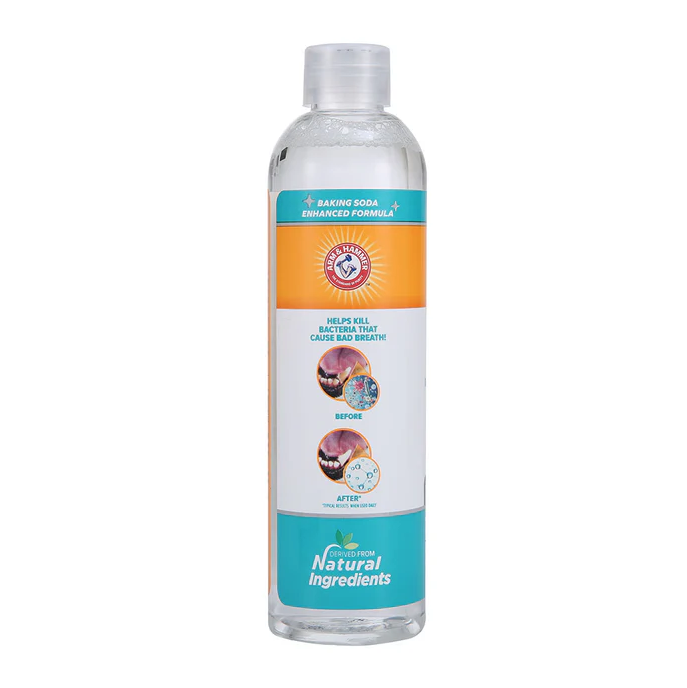 e3 Arm & Hammer Enjuague dental para gato, elimina el mal aliento, combate el sarro y placa, 237ml