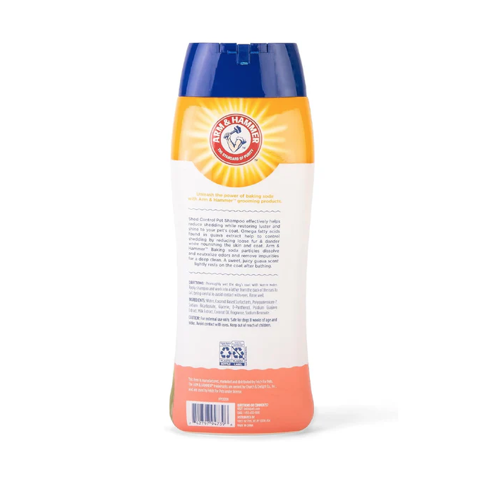 g2 Arm & Hammer Shampoo para Perro Control Caída de Pelo, aroma Guayaba.