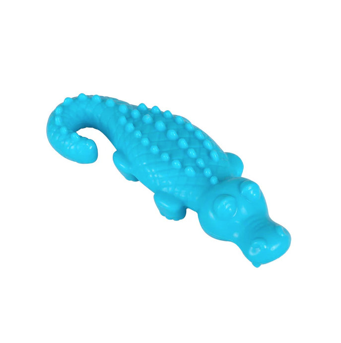j3 Arm & Hammer Juguete Dental para Perro Cocodrilo, Limpia Dientes y Reduce Sarro, Sabor Menta 1pz