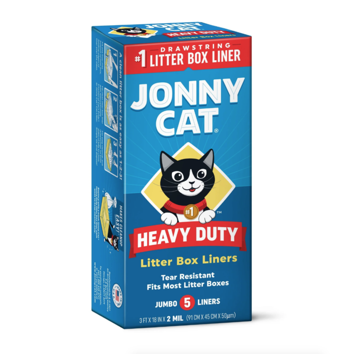 jc1 Jonny Cat Bolsas para Caja de Arena para Gato, Alta Resistencia, Libre de desgarro, Limpia Fácil 5pz