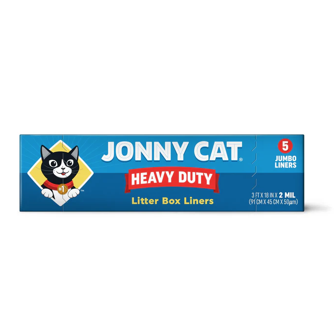 jc3 Jonny Cat Bolsas para Caja de Arena para Gato, Alta Resistencia, Libre de desgarro, Limpia Fácil 5pz