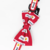 Collar Con Moño Para Perro Jack Pet Style Con Cintilla Reforzada, Costuras De Refuerzo En Forma De Zigzag Y Herraje De Acero Reforzado Con Punto De Soldadura. Color Rojo.