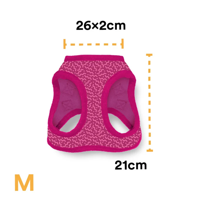 p4 Pechera Para Perro Con Diseños Divertidos Full Print, De Fácil Transpiración y Muy Cómoda. Color Fucsia