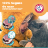Arm & Hammer Kit Pasta Dental con Cepillo para Gato, Elimina Sarro y Mal Aliento, Sabor Atún, 3pzas