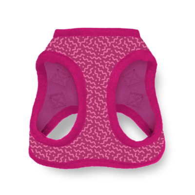 Pechera Para Perro Con Diseños Divertidos Full Print, De Fácil Transpiración y Muy Cómoda. Color Fucsia