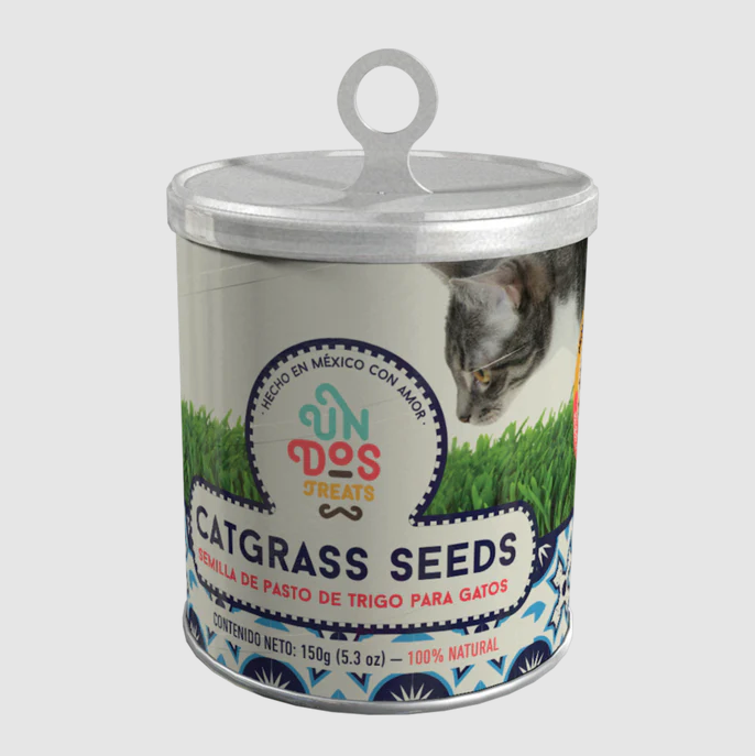 Catgrass Seeds Semillas de pasto de trigo para gatos (150 gr)