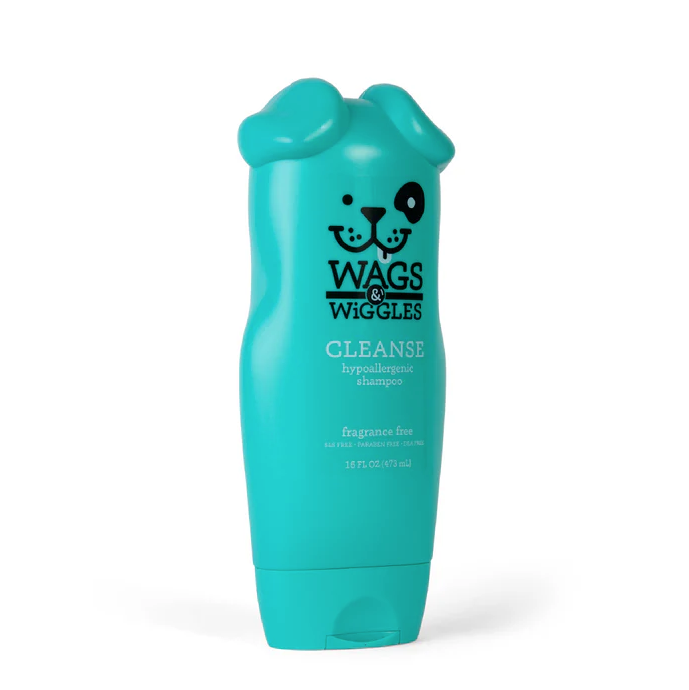 sh3 Shampoo Hipoalergénico Wags & Wiggles para perro, eliminando los malos olores. 473 mL