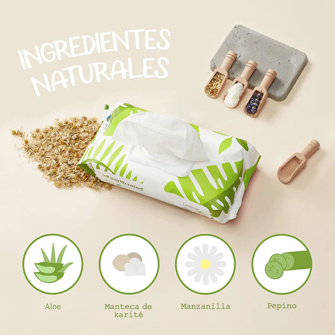 to6 Toallitas Húmedas para Perros, Hipoalergénicas y Libres de Parabenos, Aroma Lavanda con 100 pzs