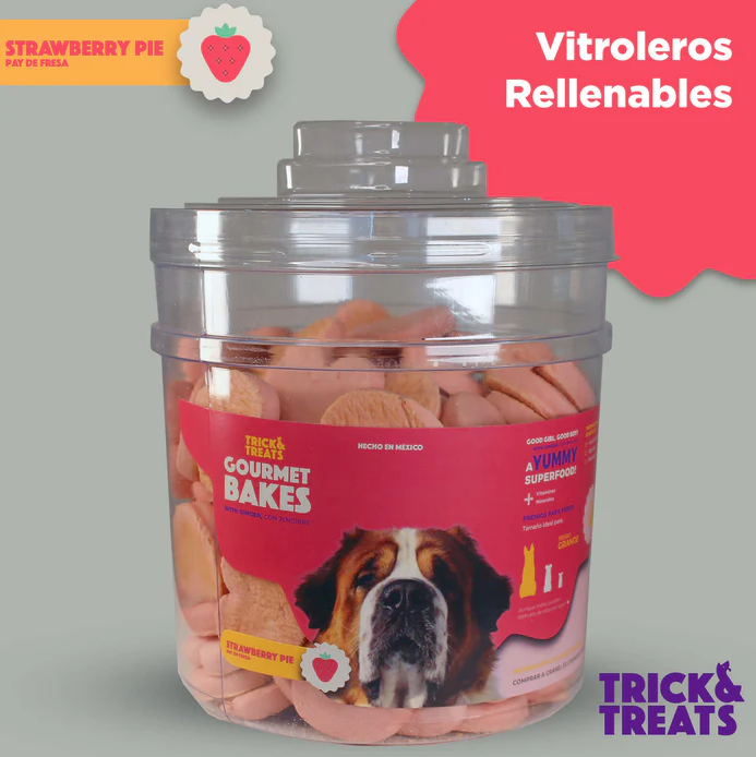 vf2 Bote Pay de Fresa (No incluye galletas)